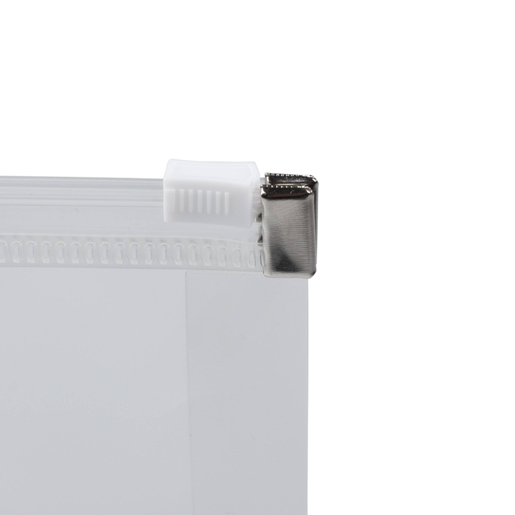 JAM Paper 4.5" x 6.5" Clear Plastic Zip Closure Envelopes, 12ct.